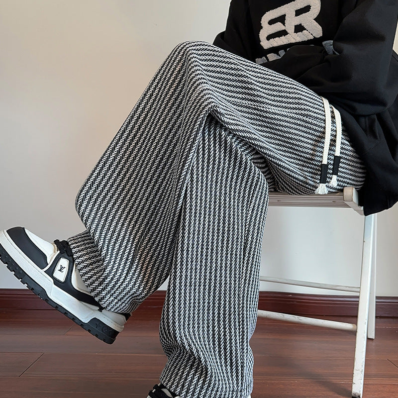 Baggy Jogger Strickoptik